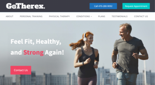 GoTherex Website Design